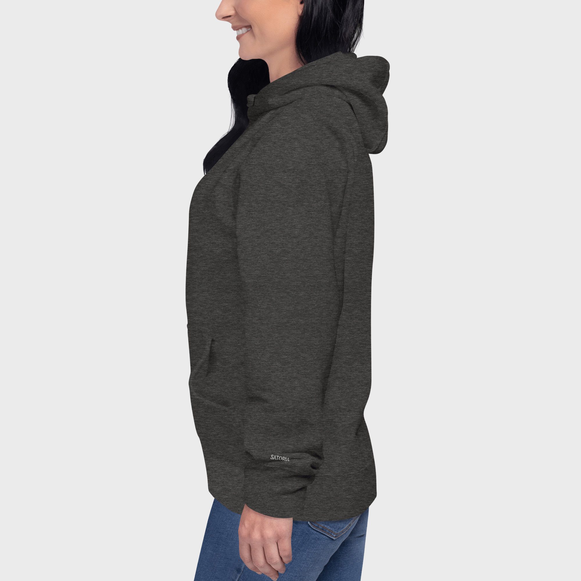 Charcoal Heather Hoodie #color_charcoal heather