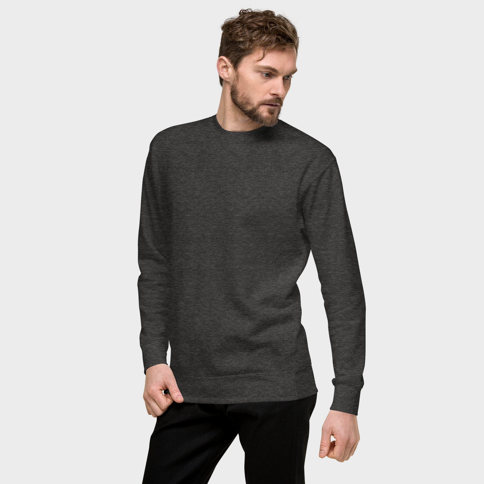 Charcoal Heather Sweatshirt #color_charcoal heather