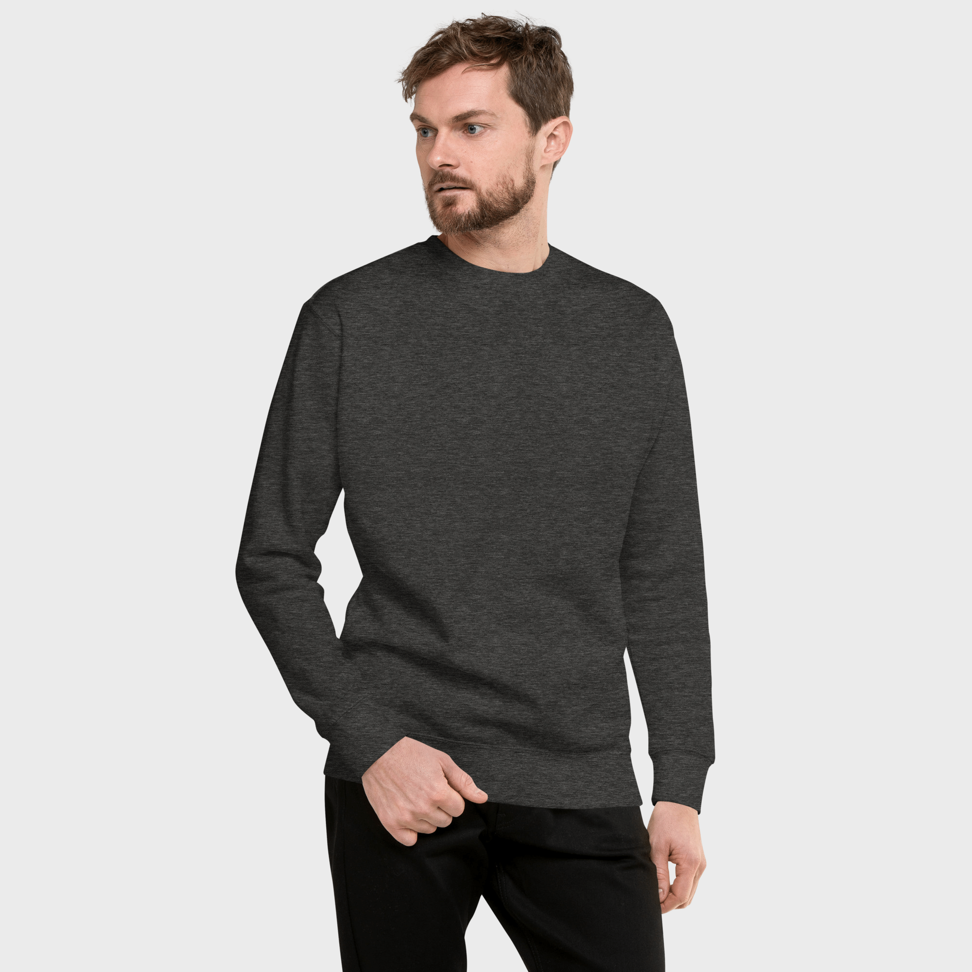 Charcoal Heather Sweatshirt #color_charcoal heather