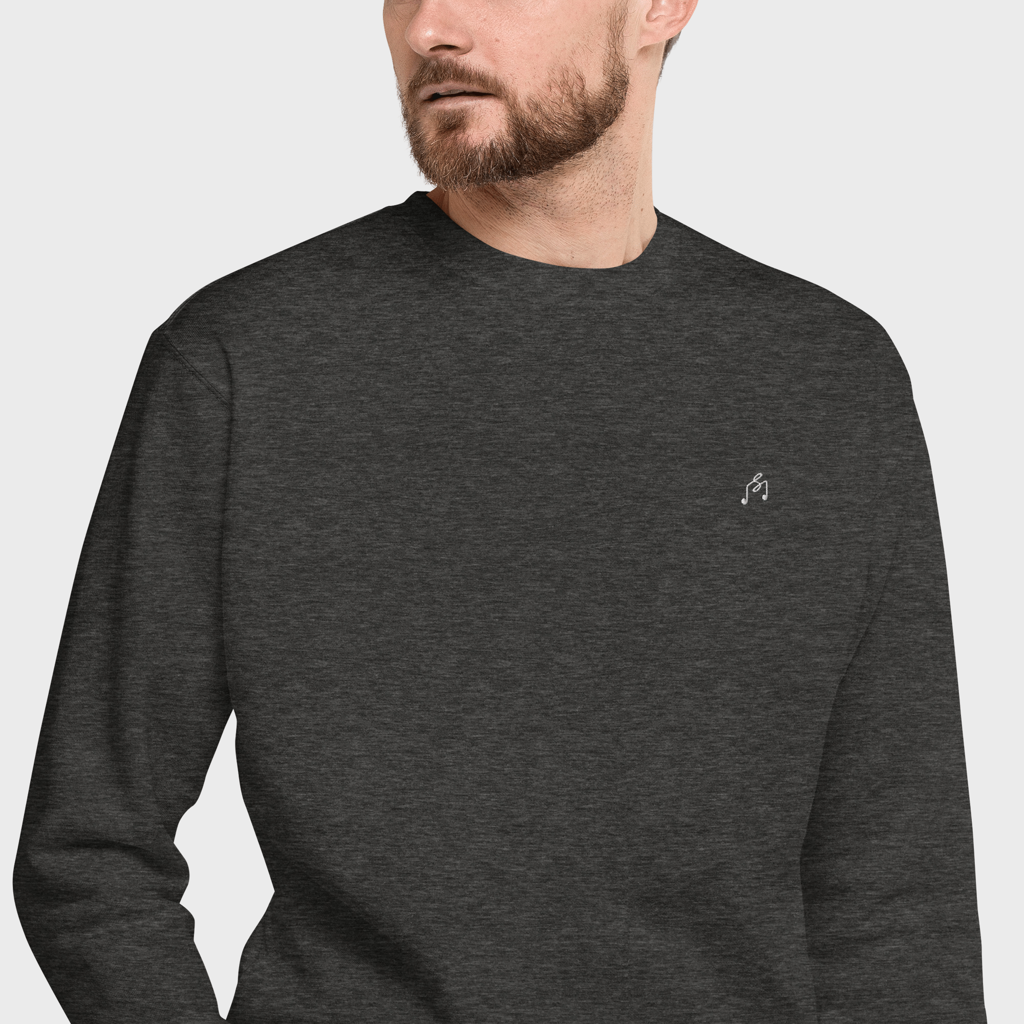 Charcoal Heather Sweatshirt #color_charcoal heather