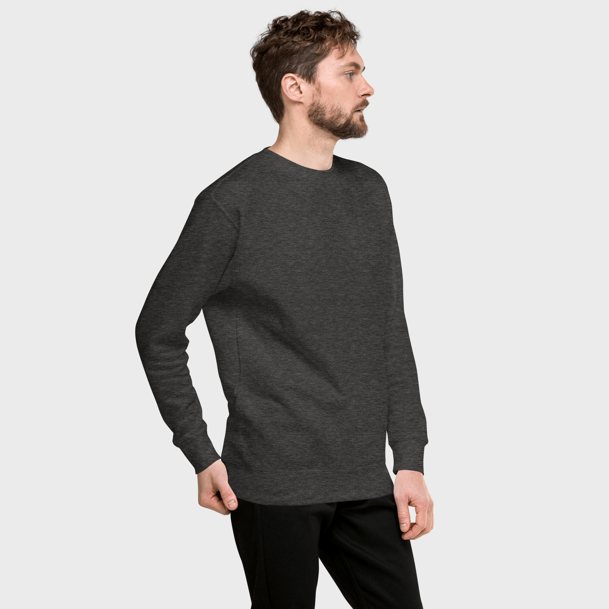 Charcoal Heather Sweatshirt #color_charcoal heather