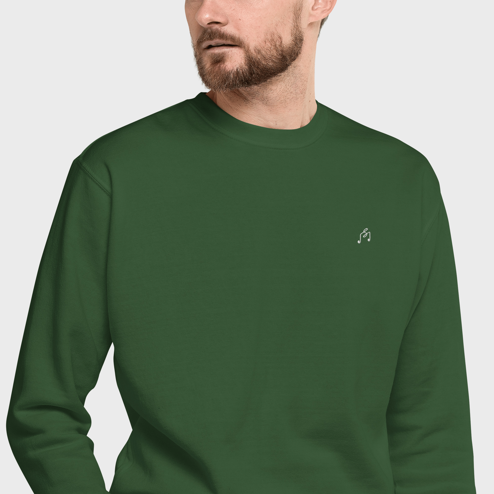 Forest Green Sweatshirt #color_forest green