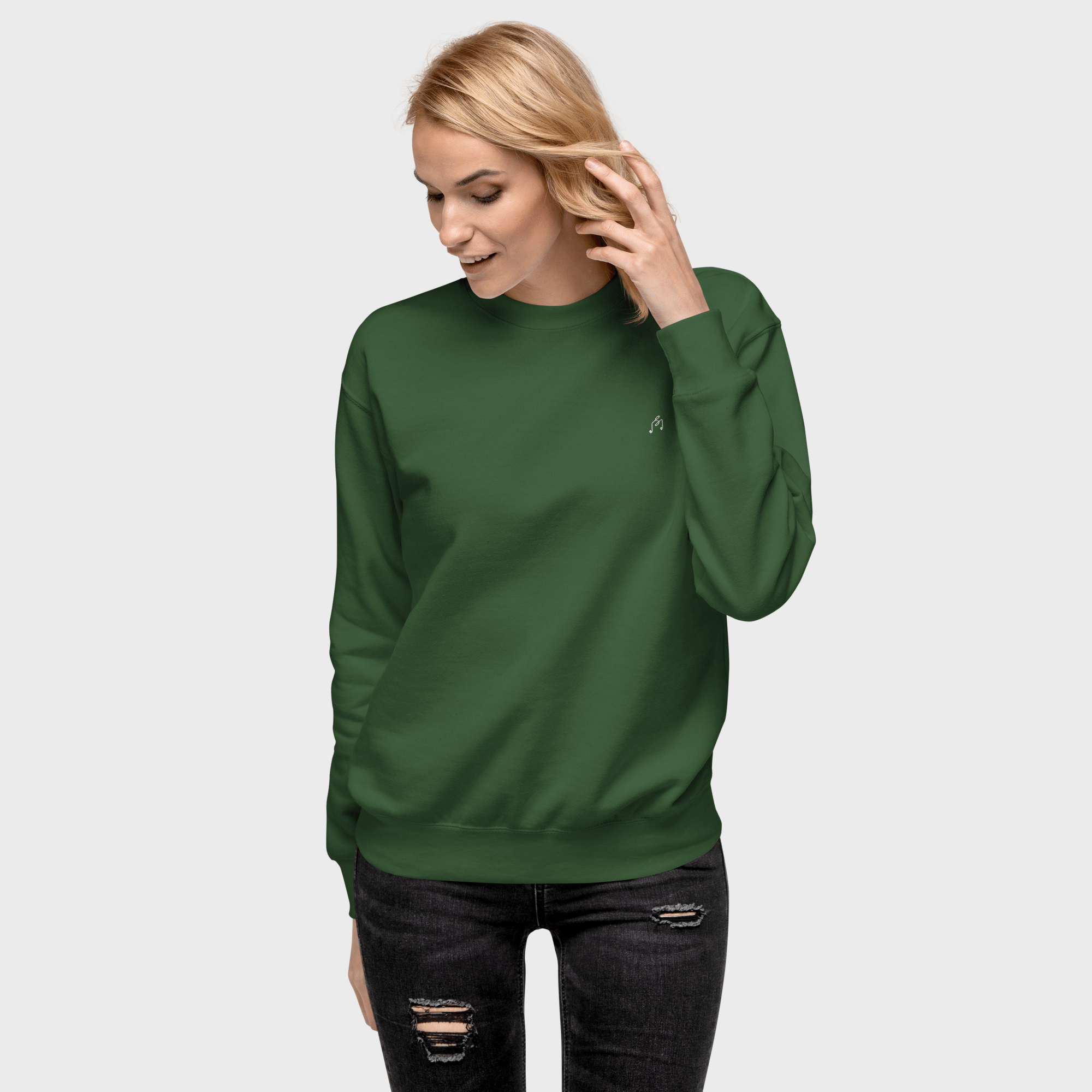 Forest Green Sweatshirt #color_forest green