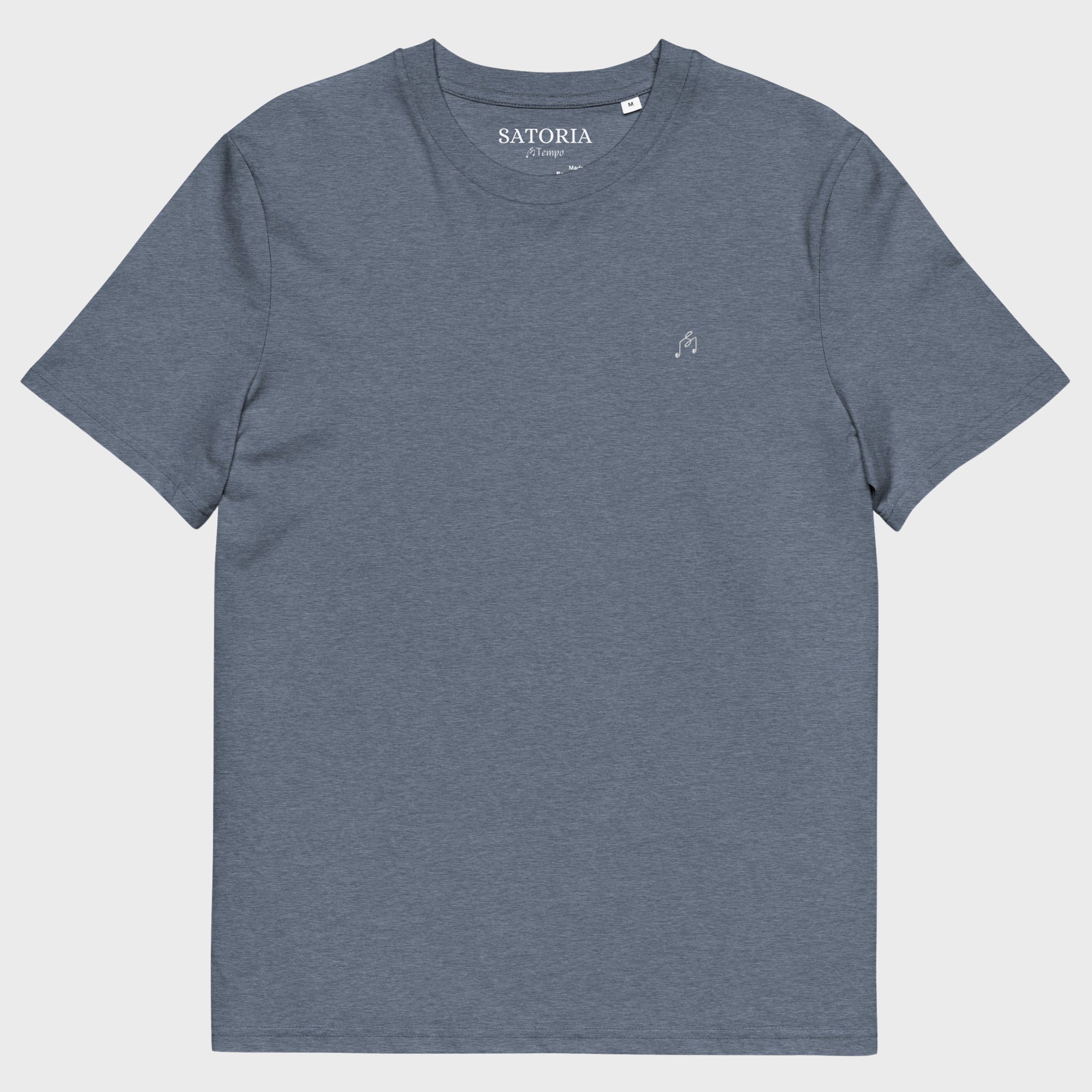 Dark Heather Blue T-Shirt #color_dark heather blue