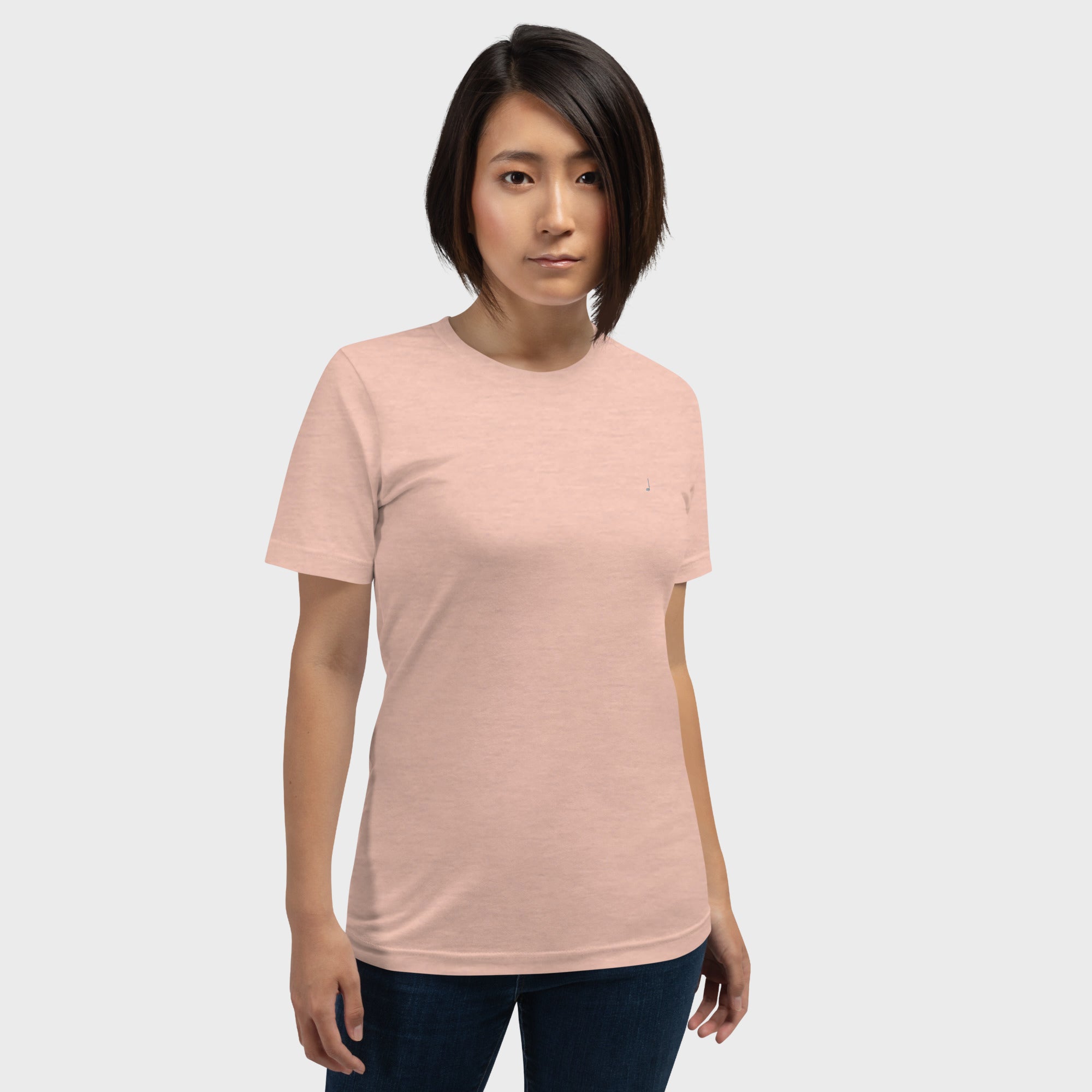 Heather Prism Peach Tee #color_heather prism peach