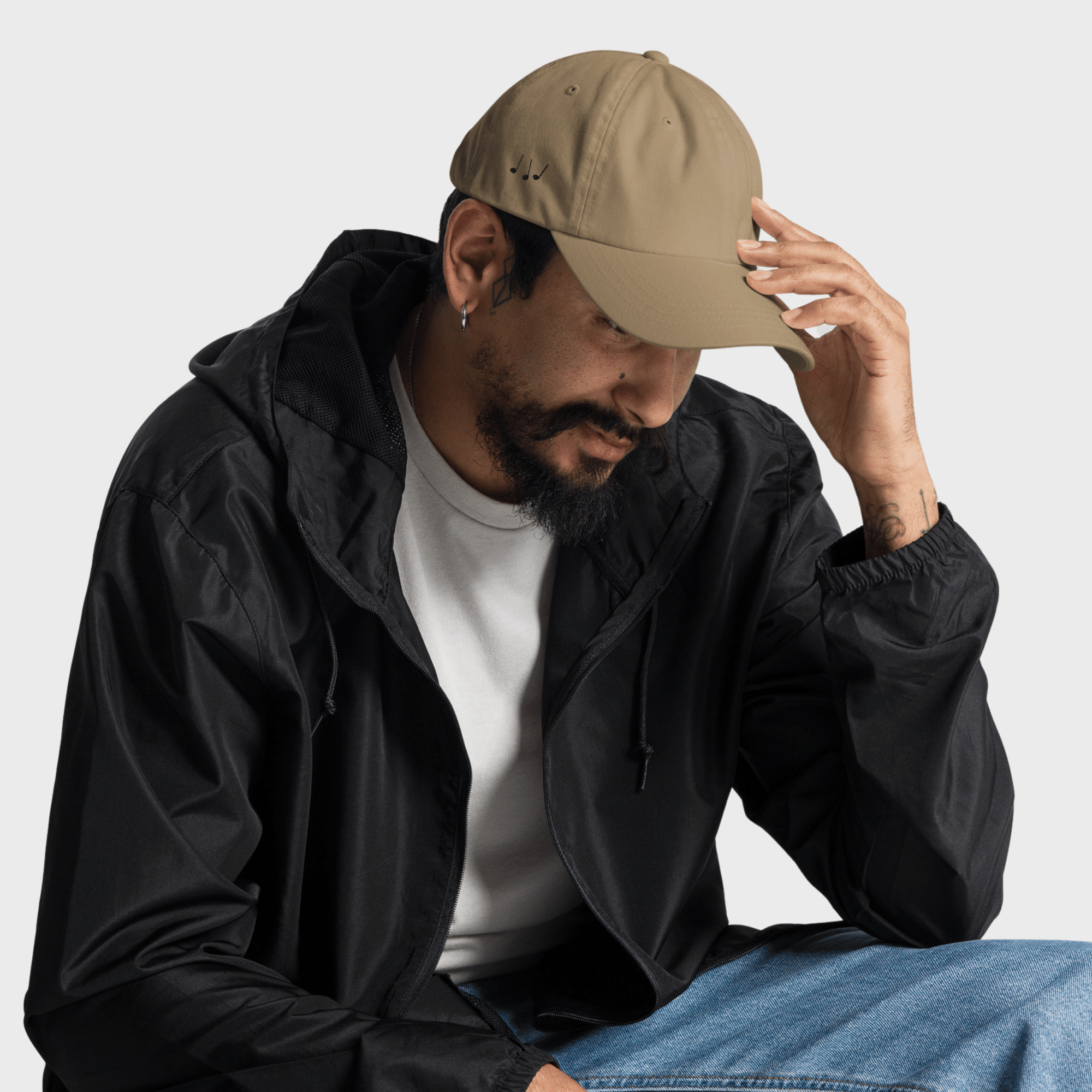 Khaki cap #color_Brown