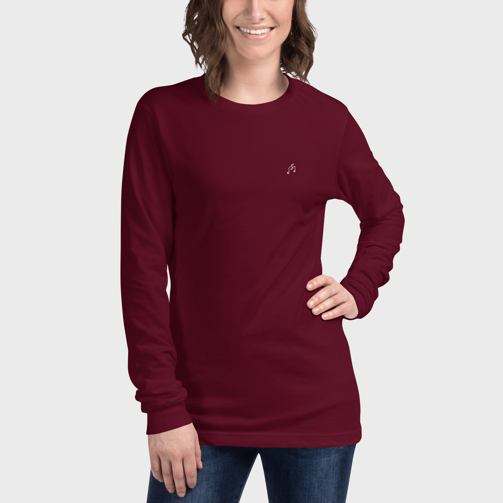 Maroon Long Sleeve #color_maroon