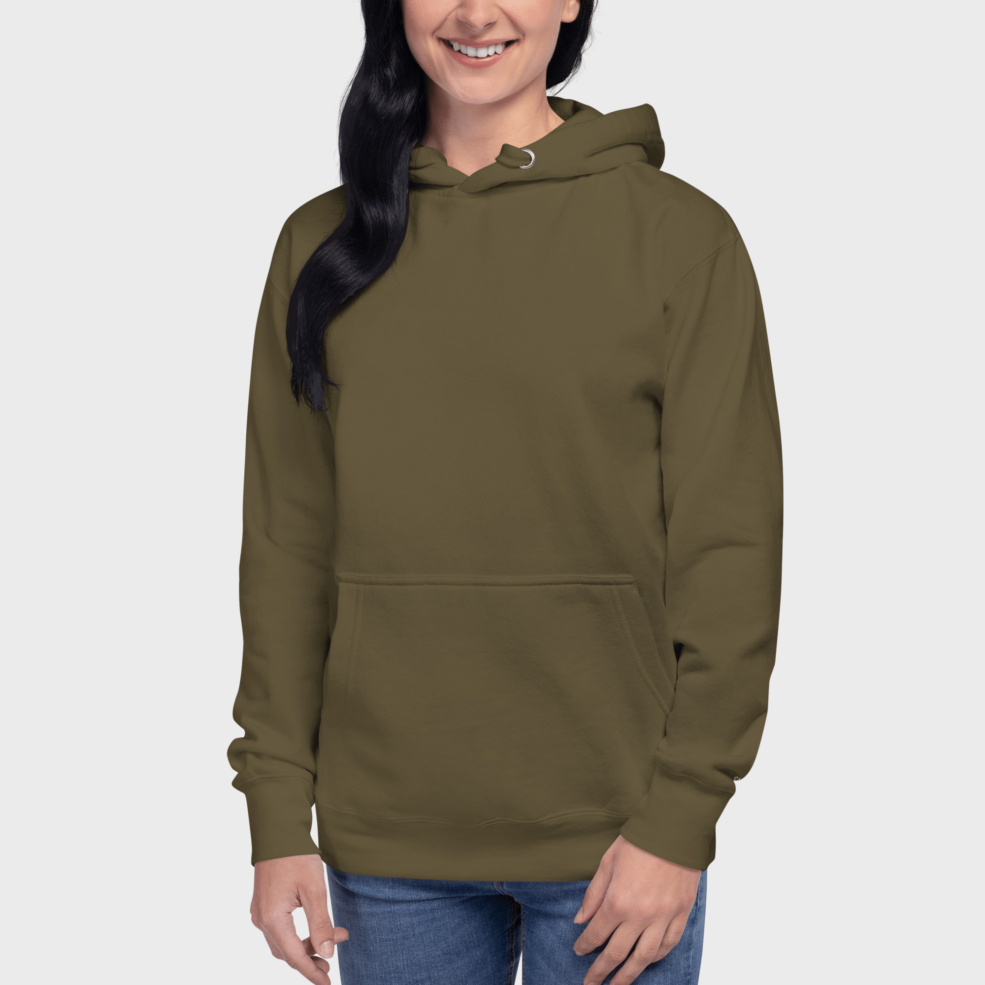 Military Green Hoodie #color_military green