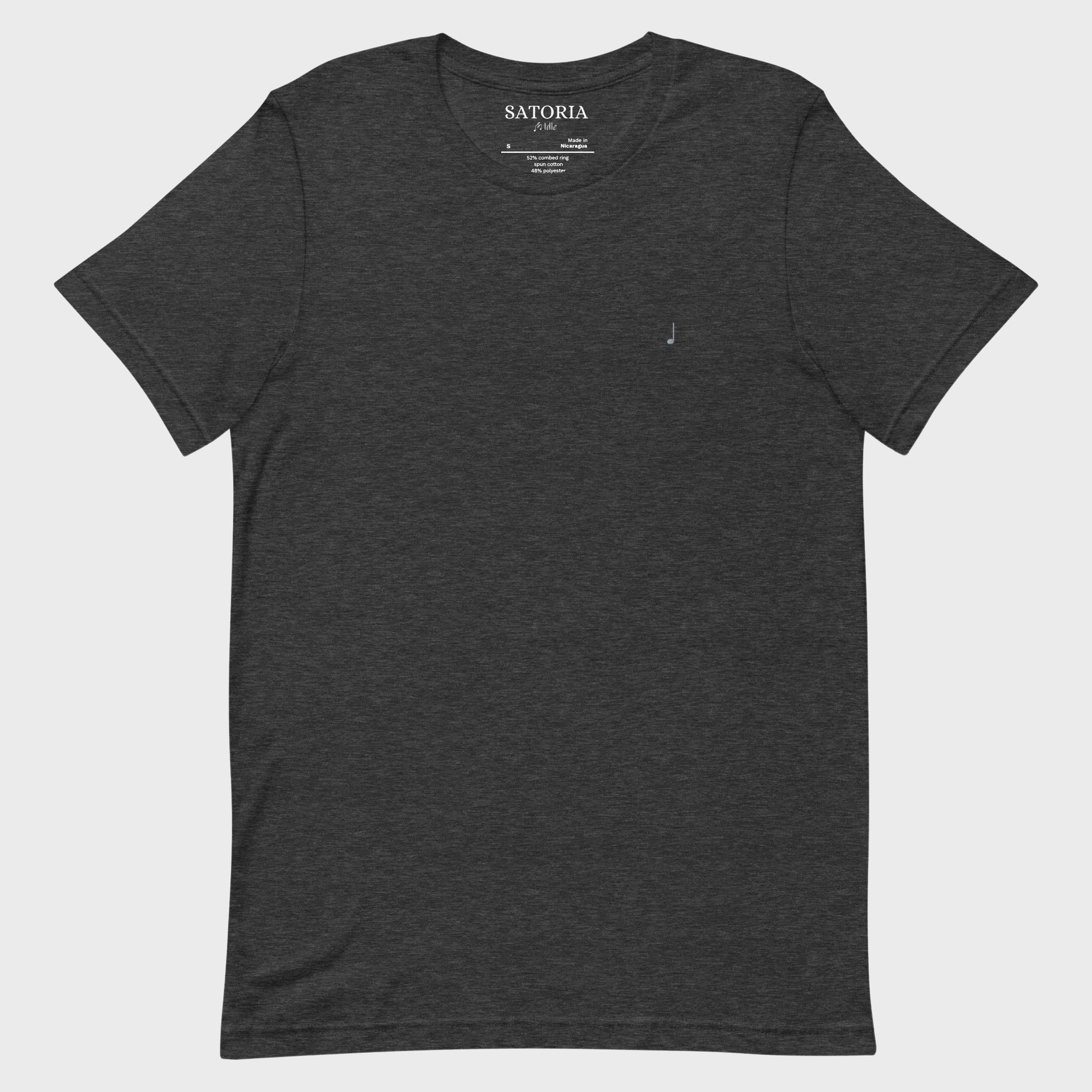 dark grey heather Tee #color_dark grey heather