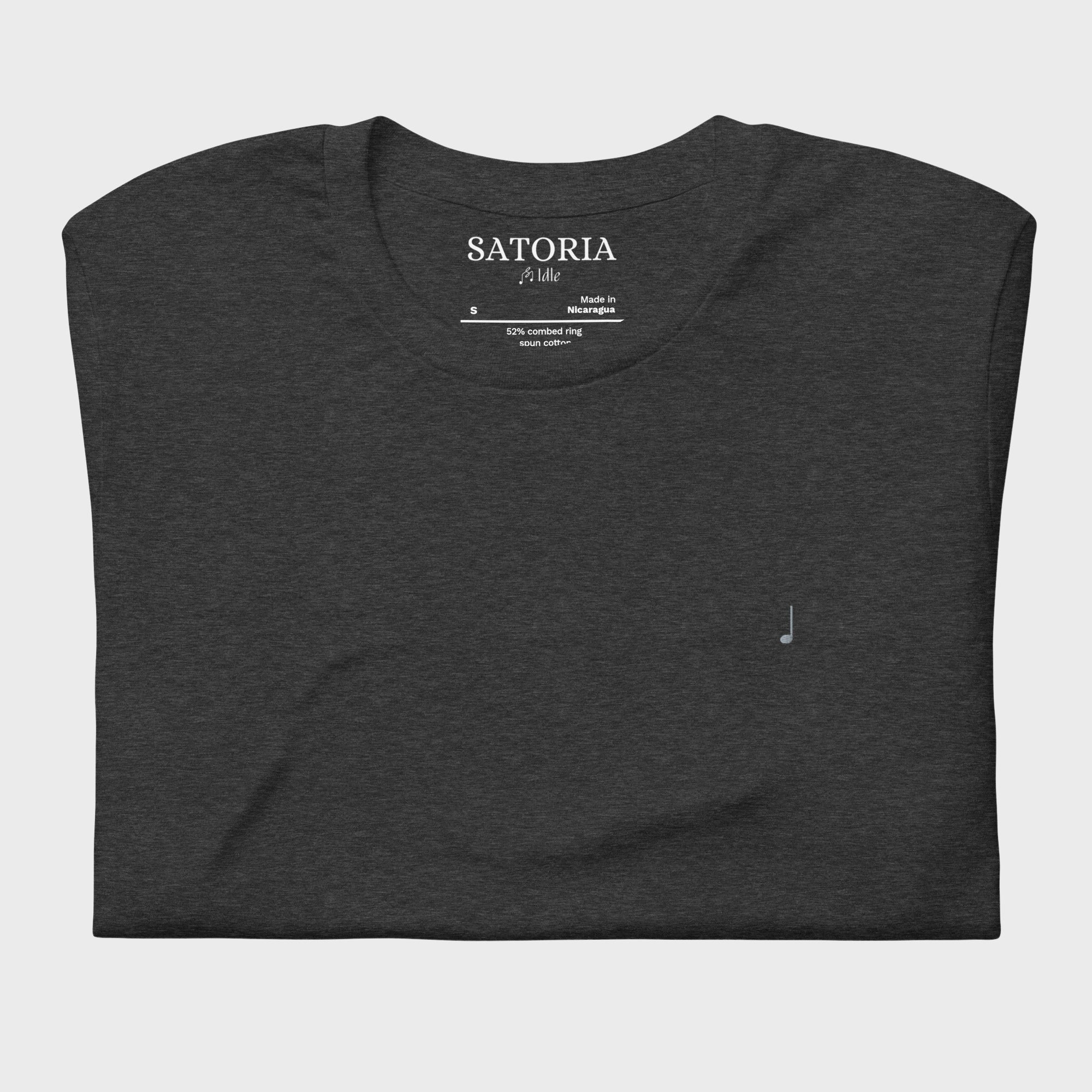 dark grey heather Tee #color_dark grey heather