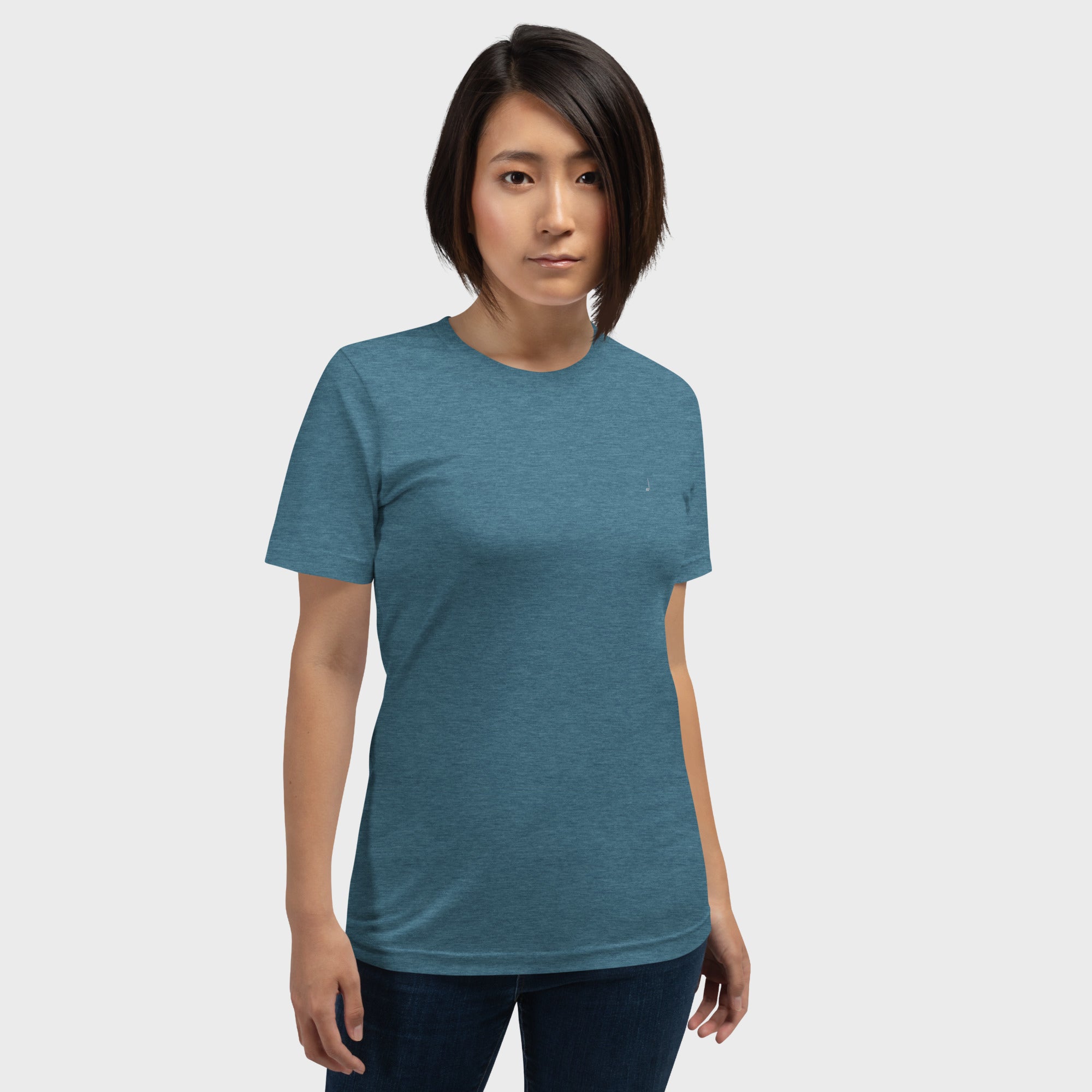 heather deep teal Tee #color_heather deep teal