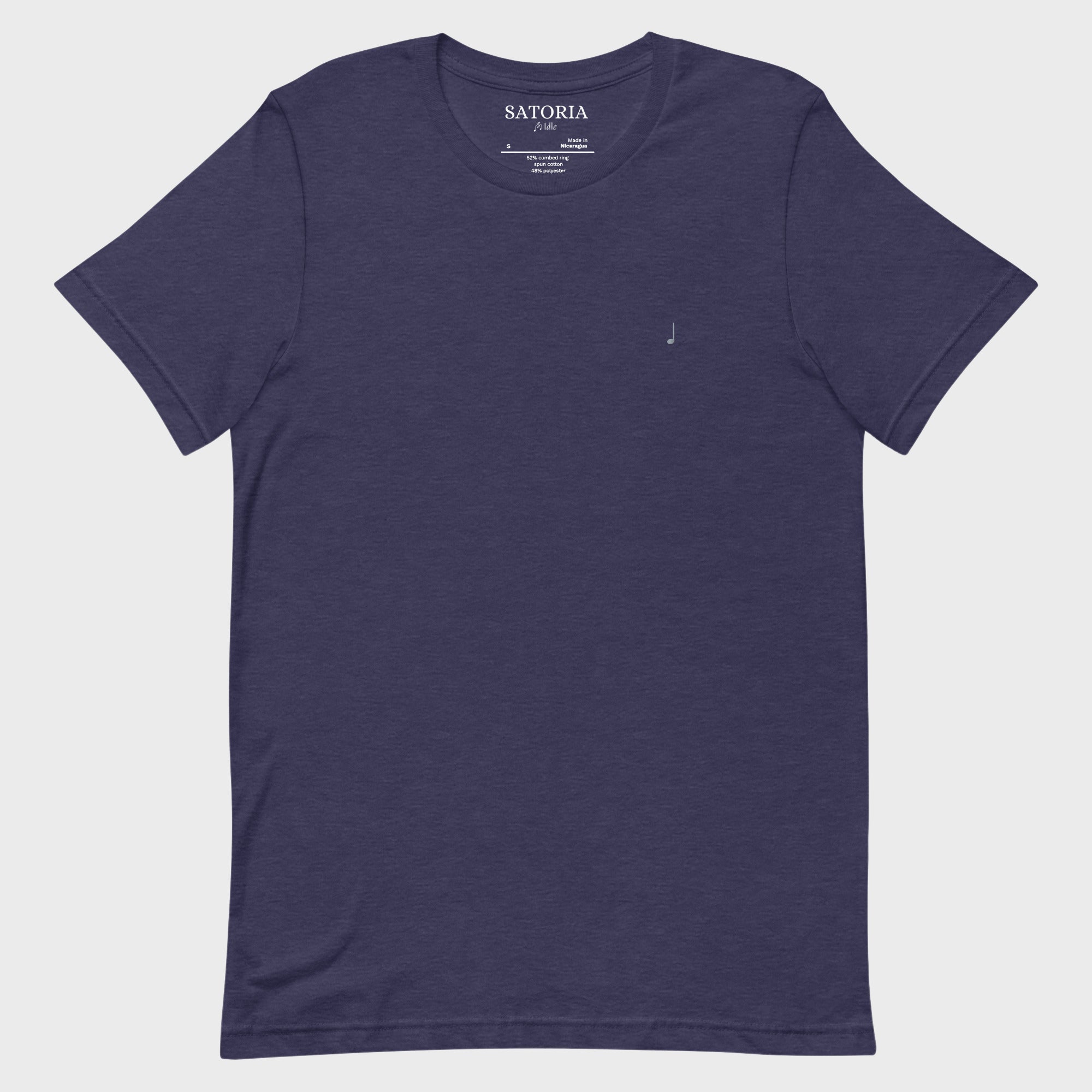 heather midnight navy Tee #color_heather midnight navy