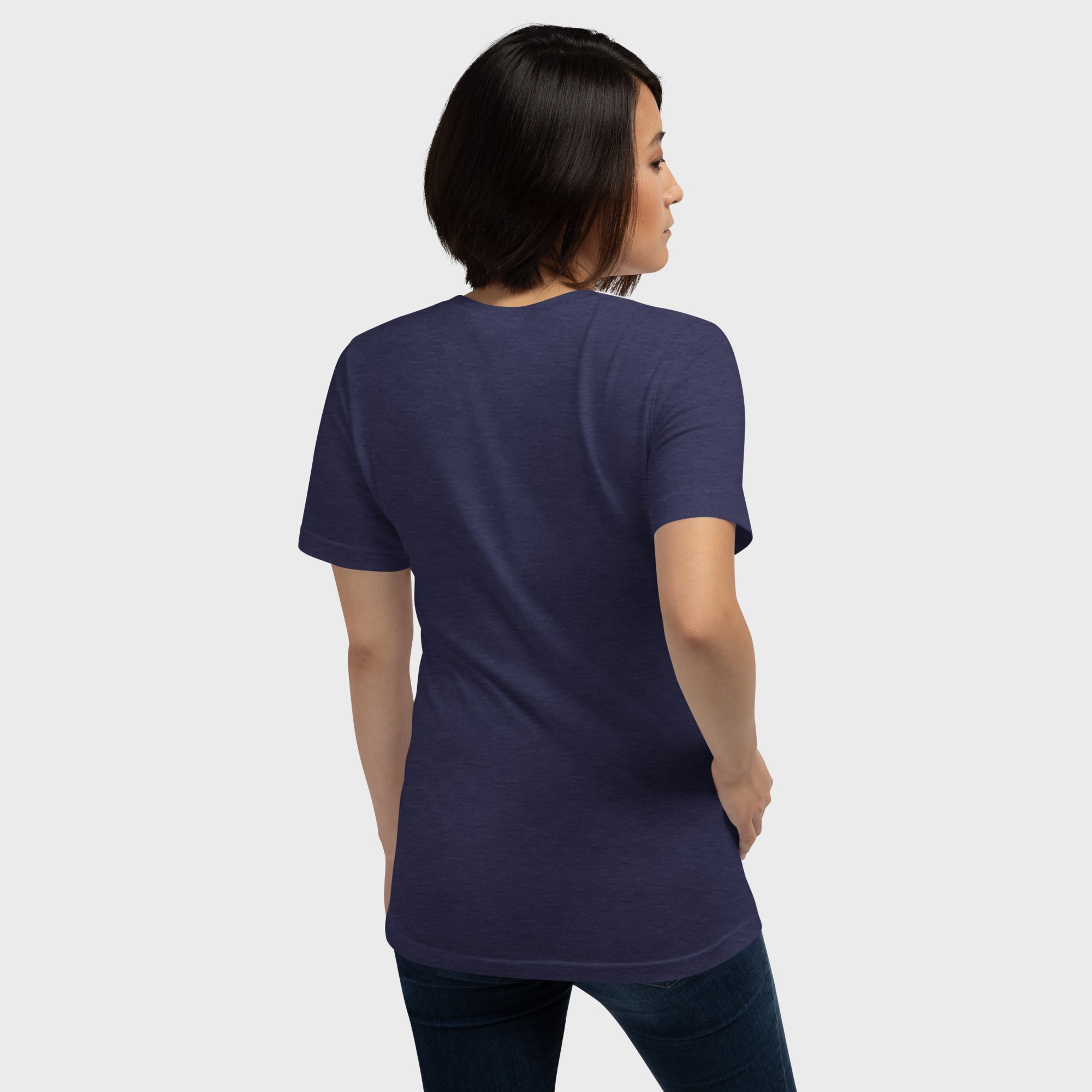 heather midnight navy Tee #color_heather midnight navy