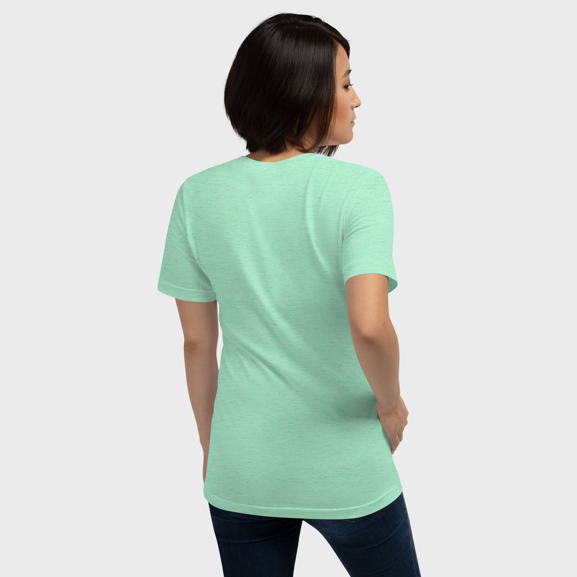 heather mint Tee #color_heather mint