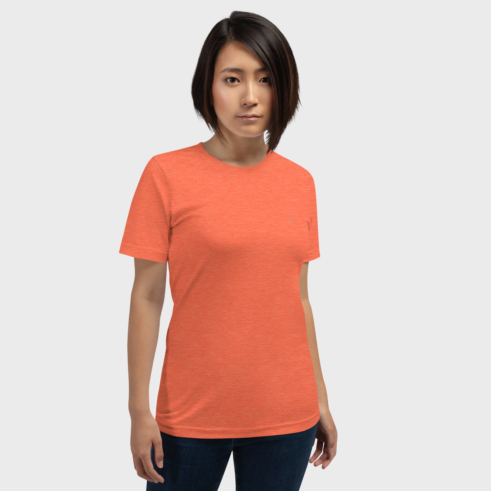 heather orange Tee #color_heather orange