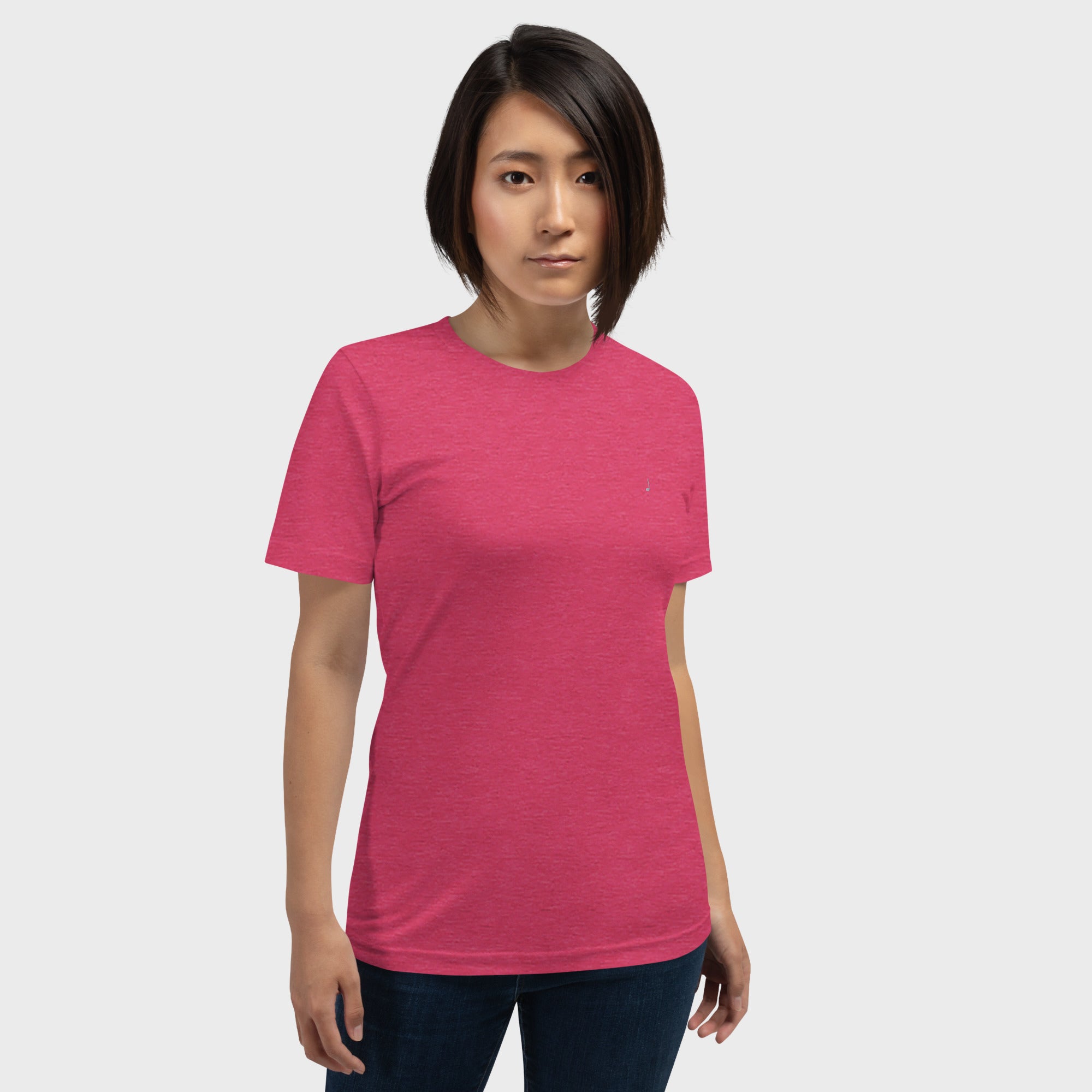 heather raspberry Tee #color_heather raspberry