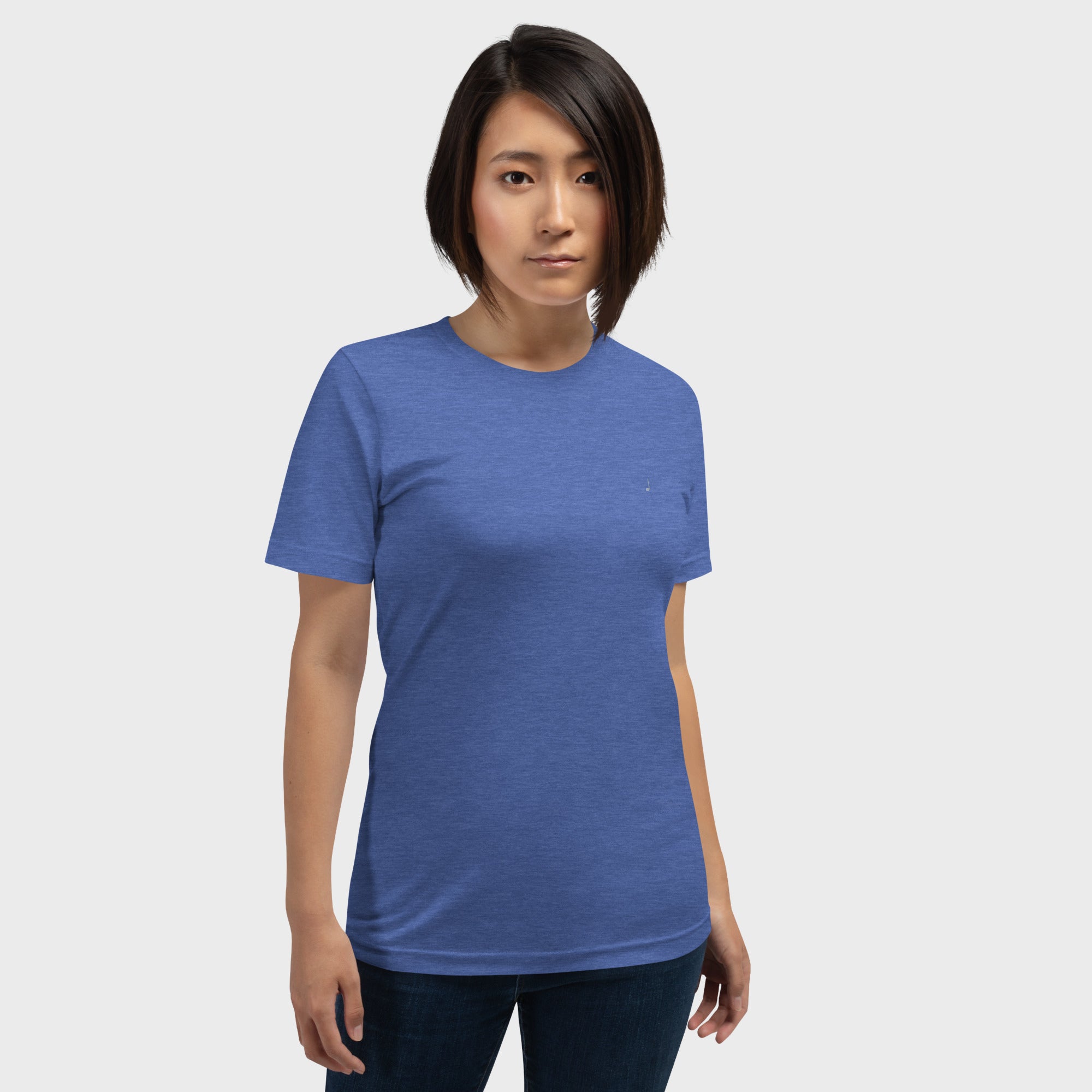 heather true royal Tee #color_heather true royal