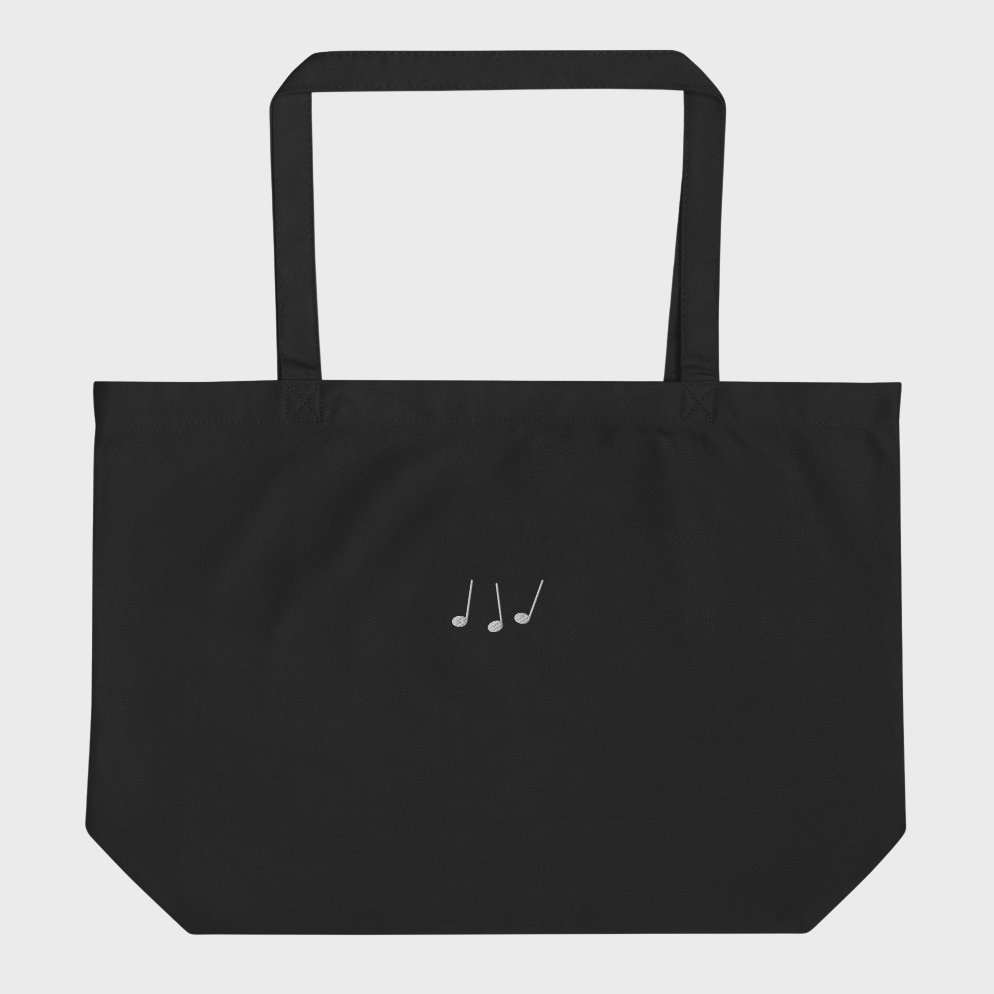 large Black eco tote bag #color_black